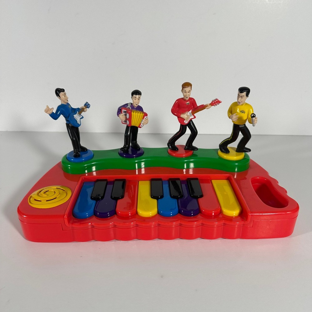 The Wiggles Musical Keyboard Toy 2004 Spin Master Original Band Members Works